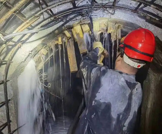 拖市镇大坝堵漏